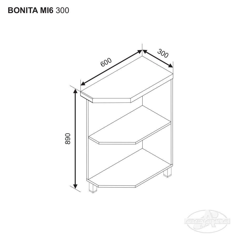 Base module BONITA MI6 300 (additional) — White