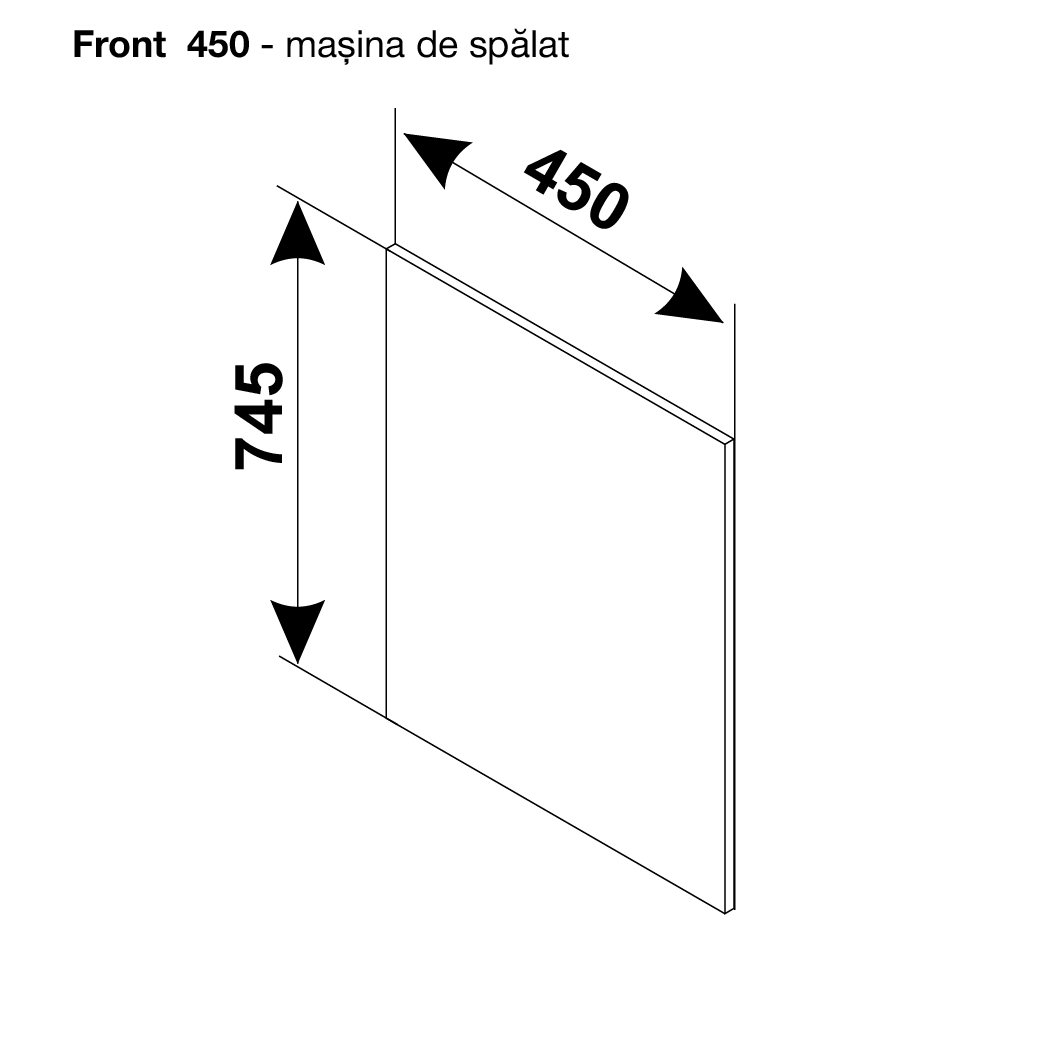 Modul GLORIA 450 masina de spalat vase — Capucino