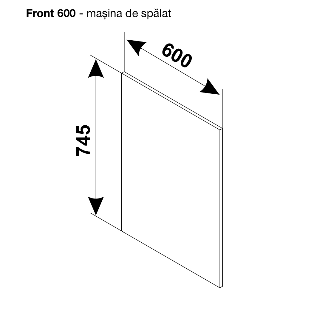 Modul GLORIA 600 masina de spalat vase — Capucino