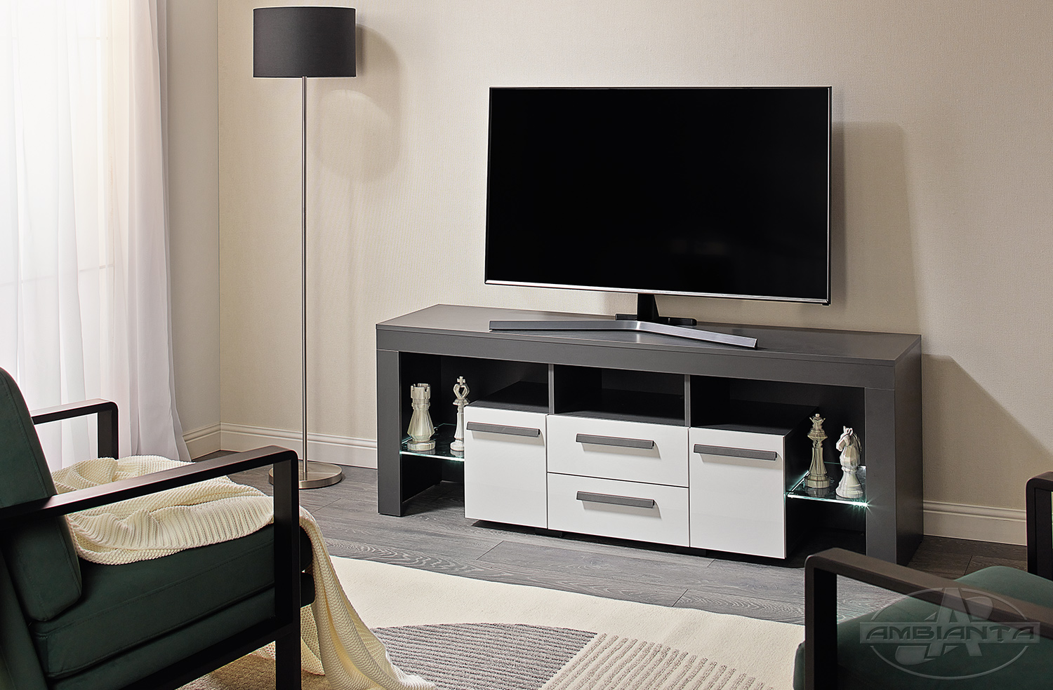 Comoda TV City 1.6m — Grafit