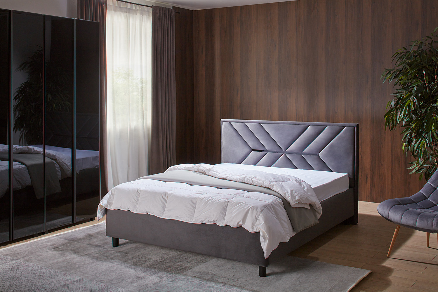 DALLY bed 1.4 m — Graphite