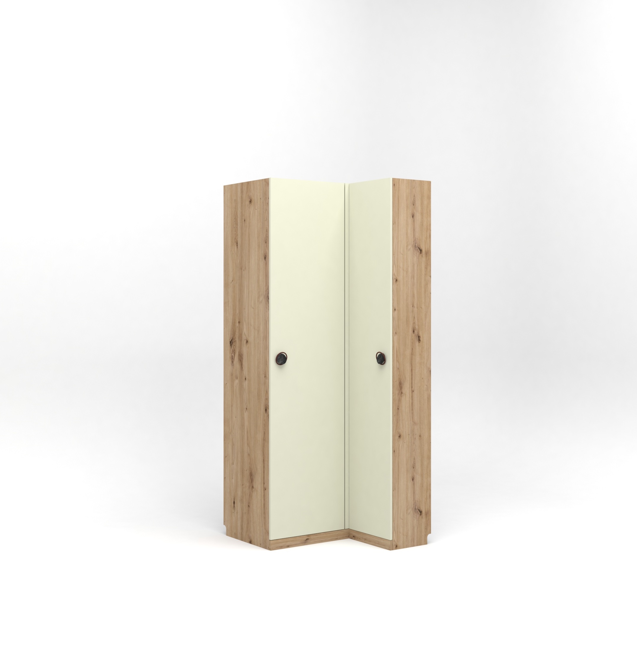 Corner Wardrobe AMIGO — Artisan — Cream