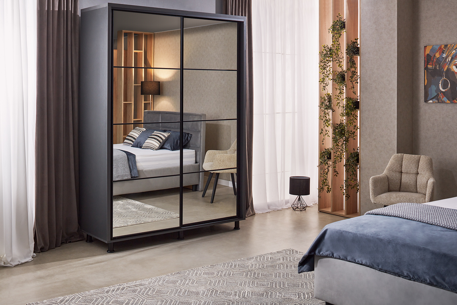 Dulap TORINO 2 m — Grafit