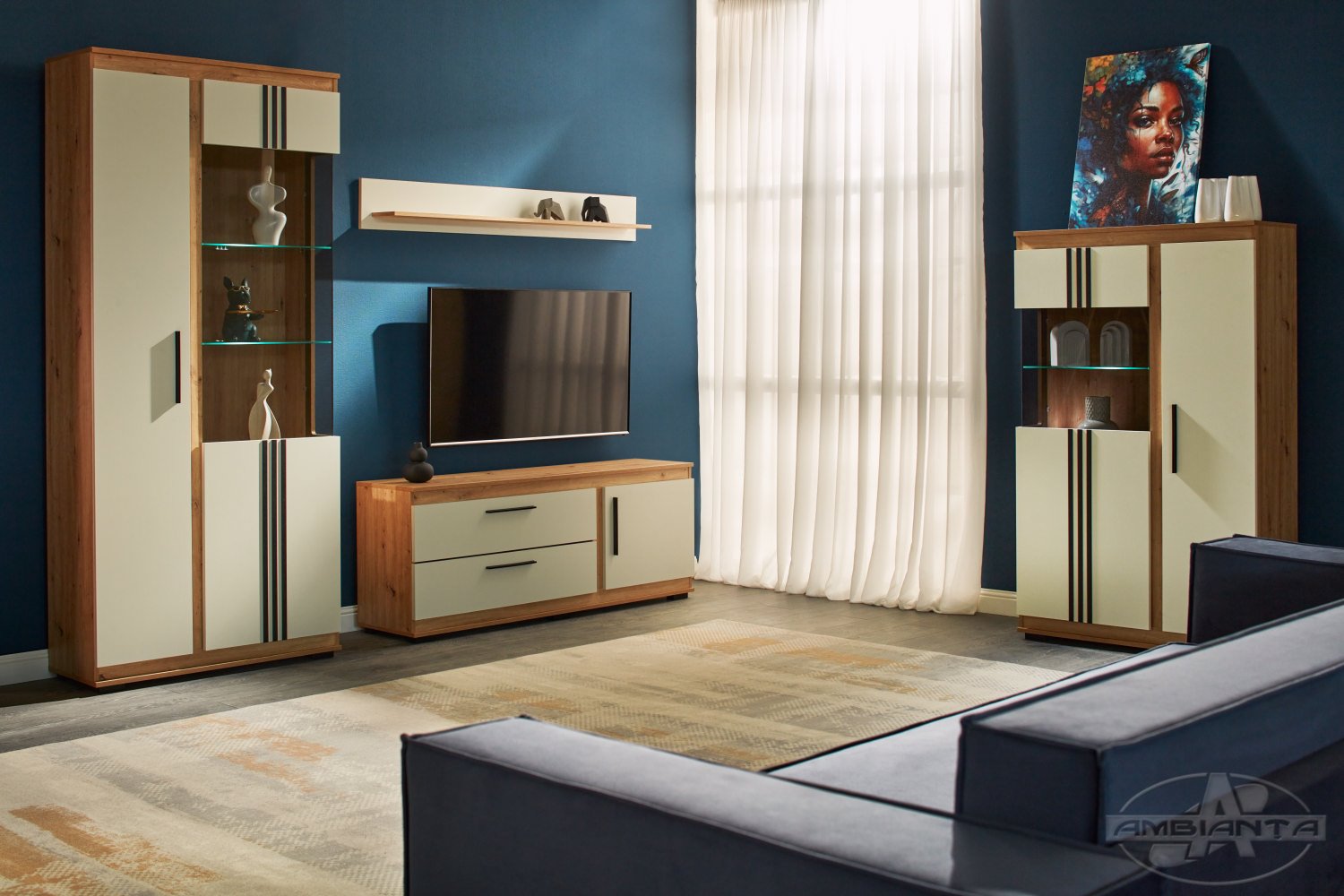 Living FLORENCE polița 0.8 m — Artisan — Crem