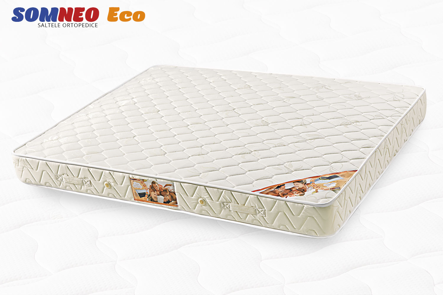 Saltea ortopedica SOMNEO ECO 1.2x1.9 m — Fără culoare